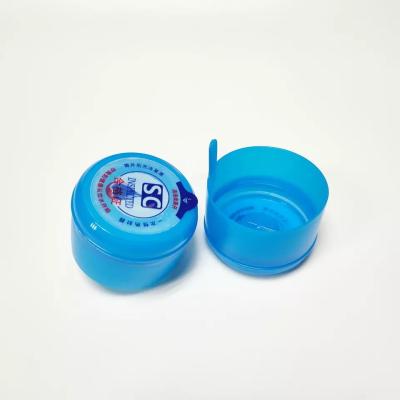 China PE Blue Color Non Spill Caps Peel Off Type Rubber Liner 5 Gallon Water Jug No Spill Caps en venta