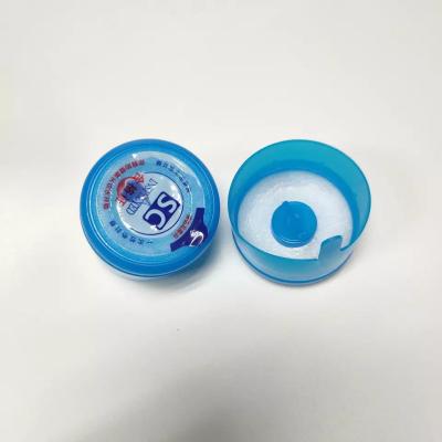 中国 5 Gallon Water Bottle Non Spill Caps PE Peel Off Safety Seal Disposable With Foam Gasket 販売のため