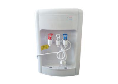 China 3 Tap POU Water Cooler Dispenser Compressor Cooling With External Heating Tank for sale