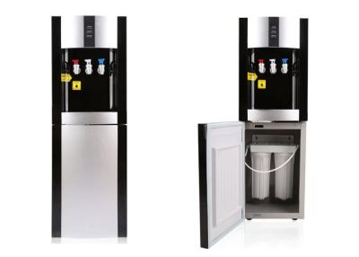 China 3 Tap Pipeline Water Dispenser Free Standing Built In Filtration Housing Compressor cooling for sale