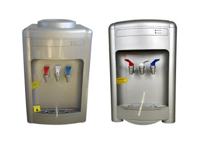 China Silver Color Drinking Water Cooler Dispenser , Compressor Cooling Water Dispenser for sale