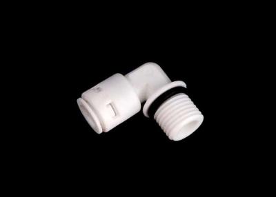 China Easy Installation Quick Connect Water Fittings , Elbow Connector With Seal for sale