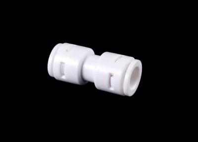 China Straight Plastic Quick Connect Fittings For Water Tube OD 1/4'' 3/8'' Available for sale
