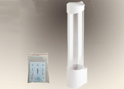 China White Color Plastic / Paper Cup Dispenser For Water Cooler Elegant Appearance for sale