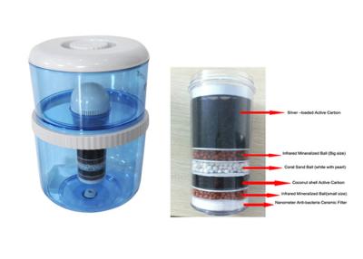 China 6 Stage Filtration Mineral Pot Water Filter , Mineral Water Purifier For Home for sale