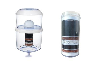 China 20L Volume Mineral Pot Water Filter 8 Litres / Hour Filtration Capacity for sale