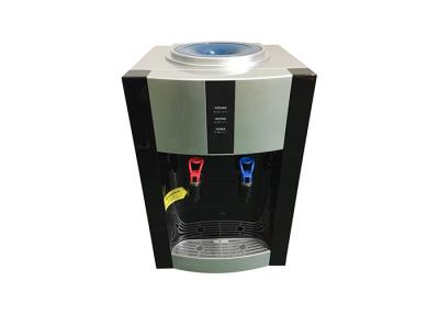 China 200V color caliente y frío 16T/E de 50Hz de la encimera de la botella de agua del dispensador de la plata del negro en venta