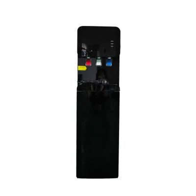 China R134a Compressor Hot,warm and Water Cooler  Dispenser all in black 105L-G/H with 110cm height 500W Heating for sale