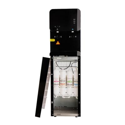 China Las manos liberan el dispensador todo del refrigerador de agua de la tubería de Touchless en el negro con los filtros, altura del 110cm en venta