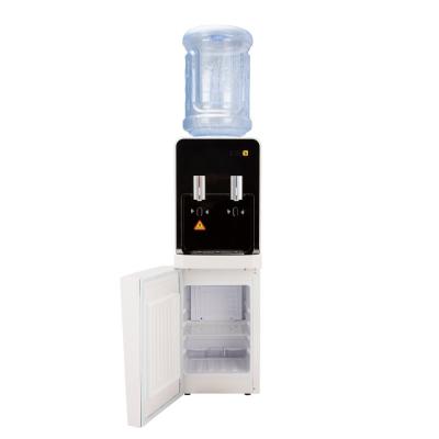 China Hot And Cold Touchless Water Cooler Dispenser Bottled Non Contact With Refrigerator for sale