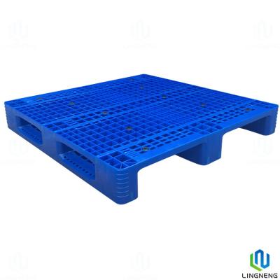 China 1100 X 1100 Heavy Duty Plastic Pallet Two Way  Entry Euro Warehouse Plastic Forklift Pallets for sale