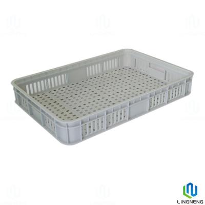 China PP Stackable Fruit Crates , Nestable Plastic Crates For Fruits And Vegetables Manufacturers for sale