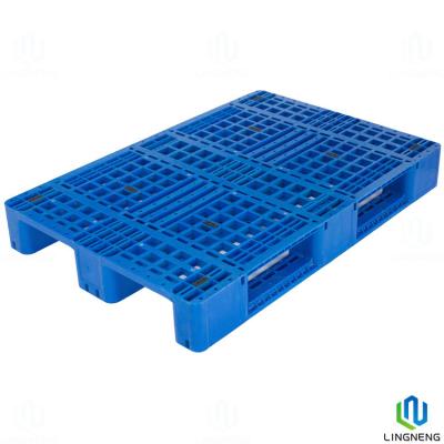 China Four Way Entry Lightweight Plastic Pallet 1200 X 800 X 150mm Plastic Stacking Pallets for sale