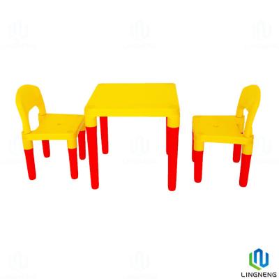 China Study Plastic Furniture Table And Chairs For Kids Free Sample for sale