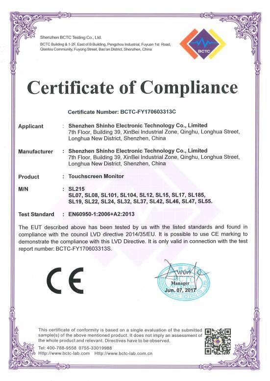 CE-LVD - Shenzhen Shinho Electronic Technology Co., Limited
