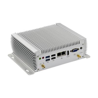 China 12V Industrial Box PC X86 Embedded Computer Mini PC 6 COM 8 USB With RS232 RS485 RS422 for sale