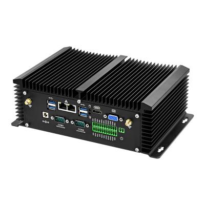 China DC 9V - 36V Fanless Industrial PC USB GPIO VGA HDMI Dual Display With Remote Control for sale