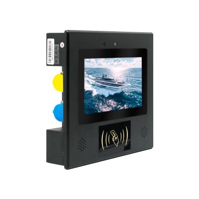 China 7 Inch 1024*600 POE Lcd Monitor With RFID, Camera, Microphone And Speaker zu verkaufen