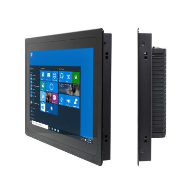 China Widescreen Fanless Embedded Touch Panel PC  / Industrial Linux PC Thin Design for sale
