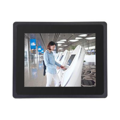 China Front IP65 Waterproof Embedded Touch Panel PC Window10 Pro With 128GB SSD for sale