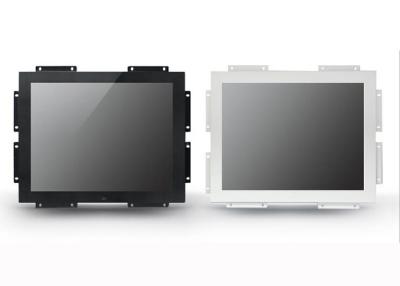 China Panel LCD del marco abierto de la caja metálica del color/pantalla táctil blancos del marco abierto en venta