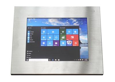 China High Precision Stainless Steel Panel PC / Waterproof Touch Panel 64G SSD Hard Disk for sale
