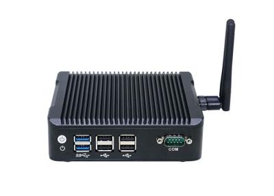 China Food Processing Rugged Industrial Fanless Mini PC Support WIFI And Bluetooth for sale