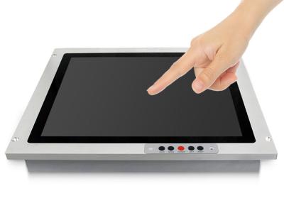 Cina Bottone infrarosso a 19 pollici della parte anteriore OSD del monitor del touch screen con i porti impermeabili in vendita