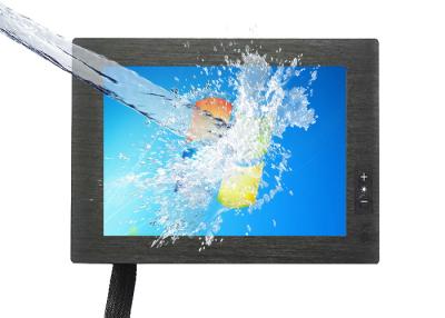 China 8 Inch Waterproof Touch Monitor / 4 Wire Resistive Touch Screen 12-24V Working Voltage for sale