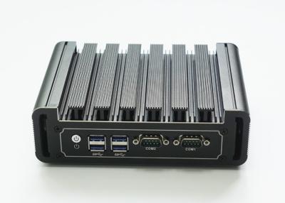 China Intel I7-7500U Dual Core Industrial Micro PC 6 USB 2 Ethernet Port 2 COM RS232 for sale