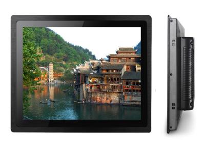 China El panel capacitivo entrado HDMI del monitor de la pantalla táctil de VGA 19 pulgadas para el quiosco del servicio del uno mismo en venta