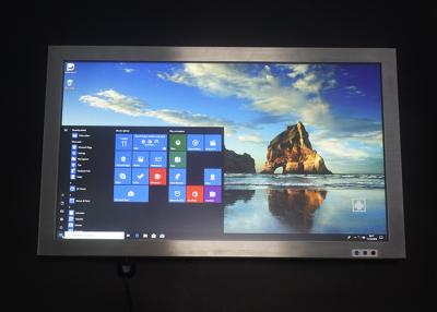 China Windows 10 System Industrial Touch Panel PC , Stainless AIO Capacitive Touch Panel for sale
