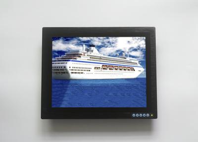 China Anti Glare Touch Screen Display Monitor , Waterproof LCD Monitor For Vessel Surveillance for sale
