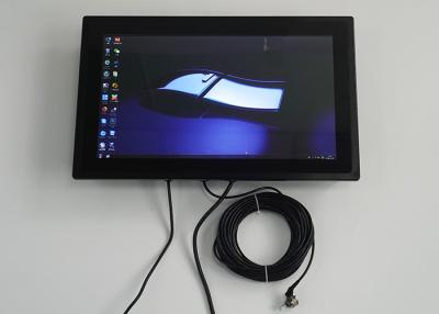 China A polegada impermeável IP67 completo 1920*1080 do monitor 15,6 do toque do LCD com 10m cabografa o redutor à venda