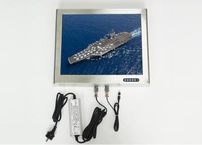 China Military Grade 19 Inch High Brightness Display Monitor 1280 X 1024 For Navy / Marine for sale