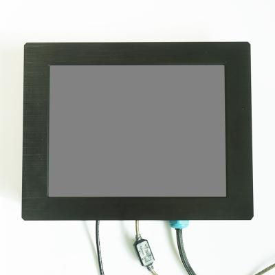 China Aluminium Alloy Touch Screen Display Monitor 12 Inch Sunlight Readable 50/60Hz for sale