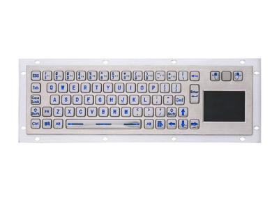China SS304 Industrial Metal Keyboard 1.5mm Key Travel PS2 for sale