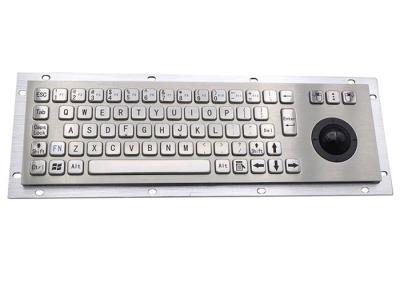 China 40counts/Mm IP65 SS304 Industrial Metal Keyboard With Trackball for sale