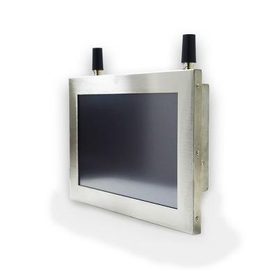China 12 Inch Wide Screen Industrial Touch Panel Computer / Embedded Panel PC 4G Module for sale