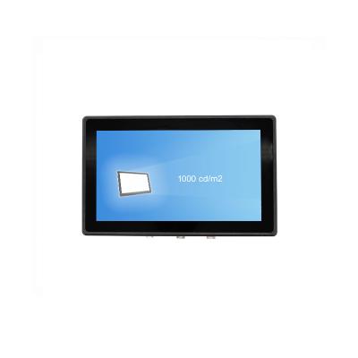 China 1000 Nits Waterproof Touch Monitor , Sunlight Readable Rugged Industrial Monitor for sale