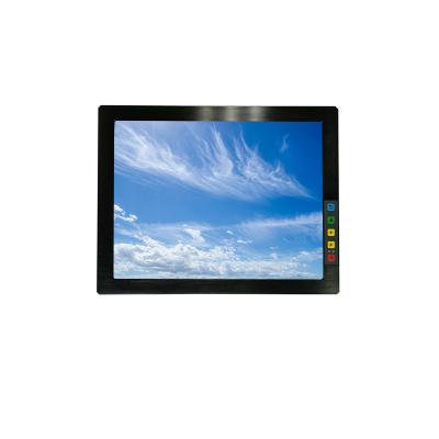 China Industrial Grade Resistive Touch Monitor 15 Inch Size High Performance Mainboard for sale