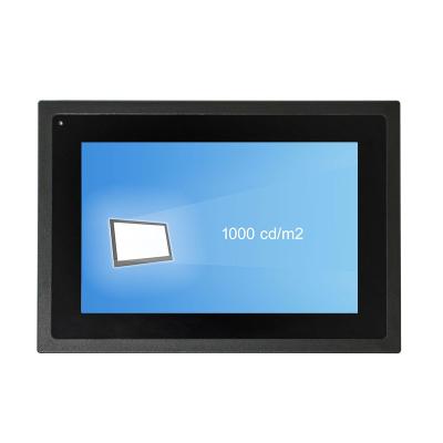 China DC12V Touch Screen Monitor Dustproof 1000 Nit Embedded Industrial Monitor for sale