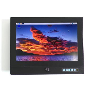 China Pantalla LCD industrial de 12 de la pulgada de la frambuesa pi del tacto liendres del monitor 1000 con el amortiguador en venta