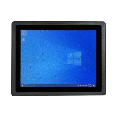 China 15inch High Brightness Monitor Embedded Touch Panel PC For Ticketing Kiosk for sale