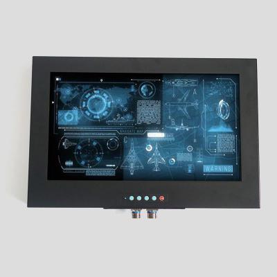 China SS304 military LCD display IP67 Waterproof 21.5INCH Industrial LCD Panel Monitor for sale