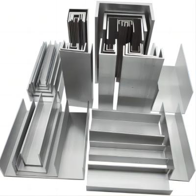 China AISI 6063 T5 Silver Aluminium U Shape Channel Mill Finish For Edge Binding for sale