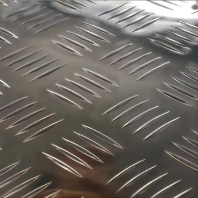 China Kariertes Aluminiumblatt der Platten-nicht rostende 5052 für Gebäude 1500mm zu verkaufen