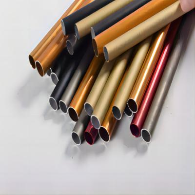 China ASTM 6063 T5 Anodized Aluminum Tube Round Aluminum Alloy Pipe Customized Surface Color for sale
