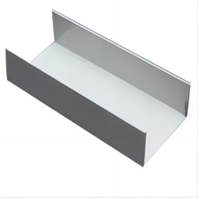 China ASTM 6000 Series Powder Coated Aluminium U Channel 4m For Door for sale