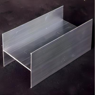 China 6082 Thick 8mm Aluminium H Beam 0.5m To 11.85m Extruded Aluminum H Channel for sale